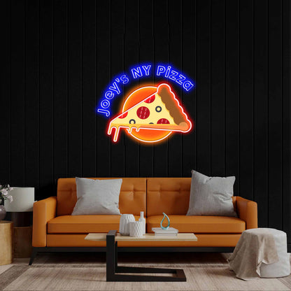 Joey's NY Pizza - Premium Neon Artwork