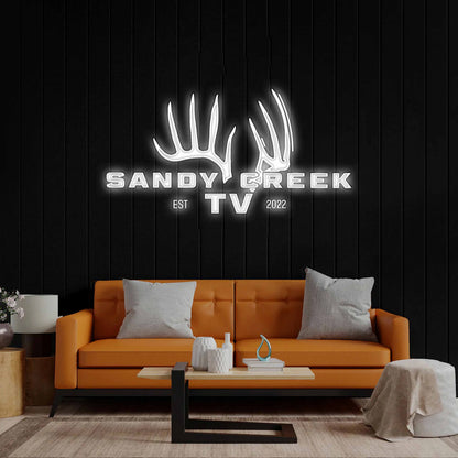 Sandy Creek TV - Premium Neon Artwork