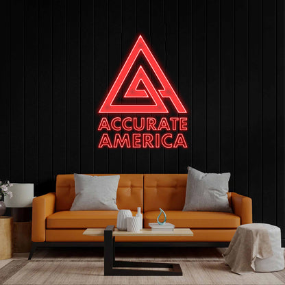 Accurate America - Premium Neon Artwork