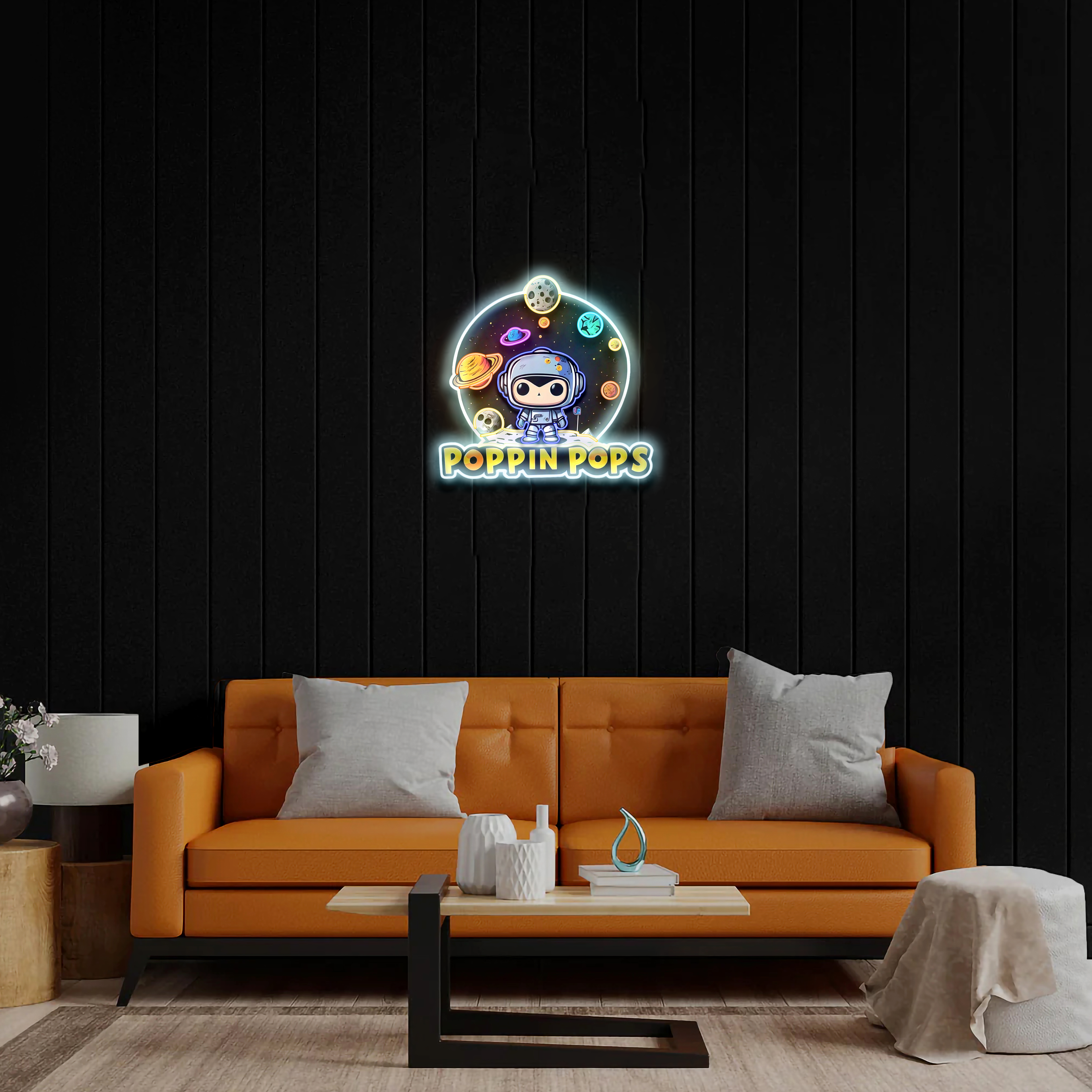 Poppin Pops - Premium Neon Artwork