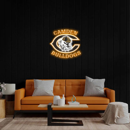 Camden Bulldogs - Premium Neon Artwork