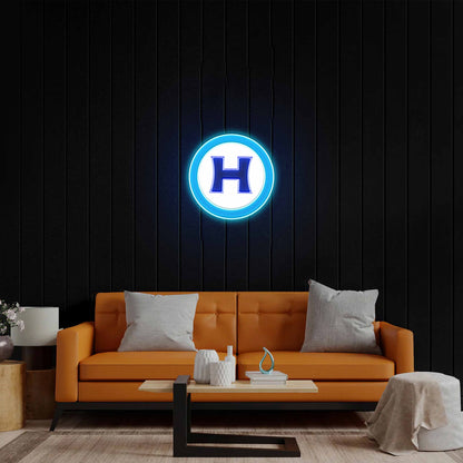 H Logo - Premium Neon Artwork