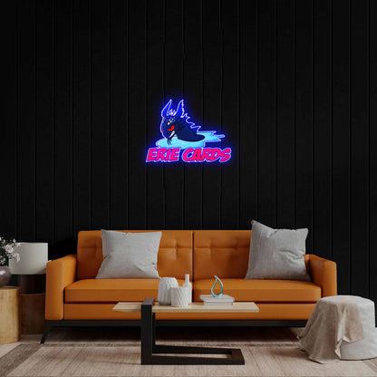 Erie Cards - Premium Neon Artwork