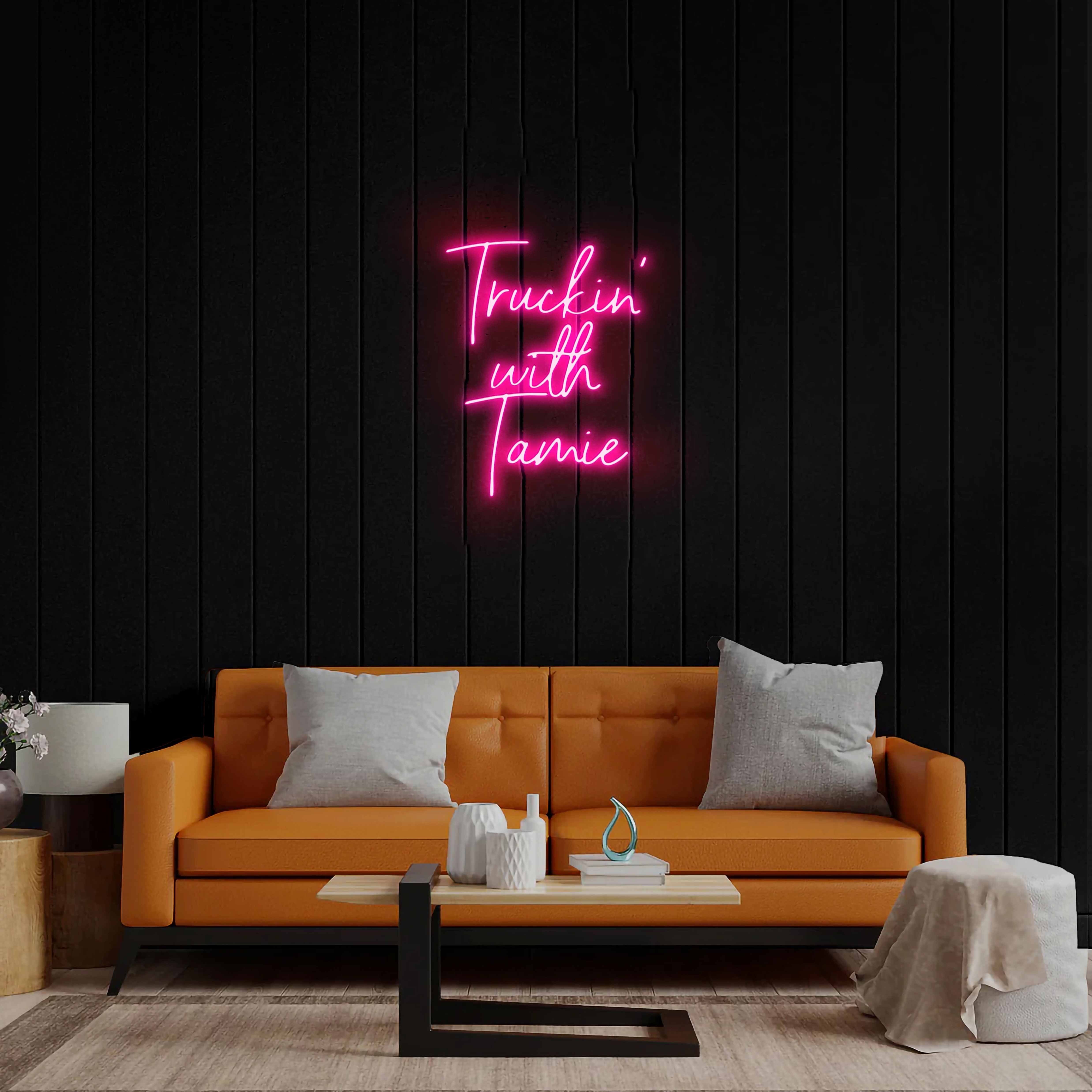 Truckin' with Tamie - Premium Neon Artwork