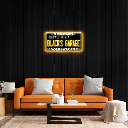 Black's Garage - Premium Neon Artwork
