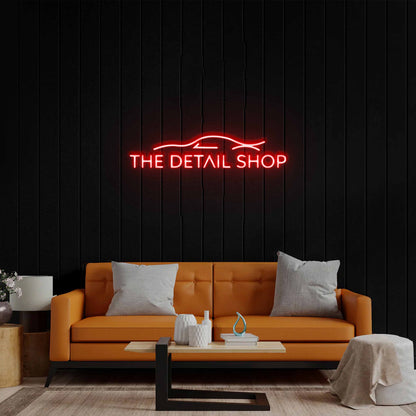 The Detail Shop - Premium Neon Artwork
