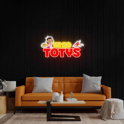 Taco Totys - Premium Neon Artwork