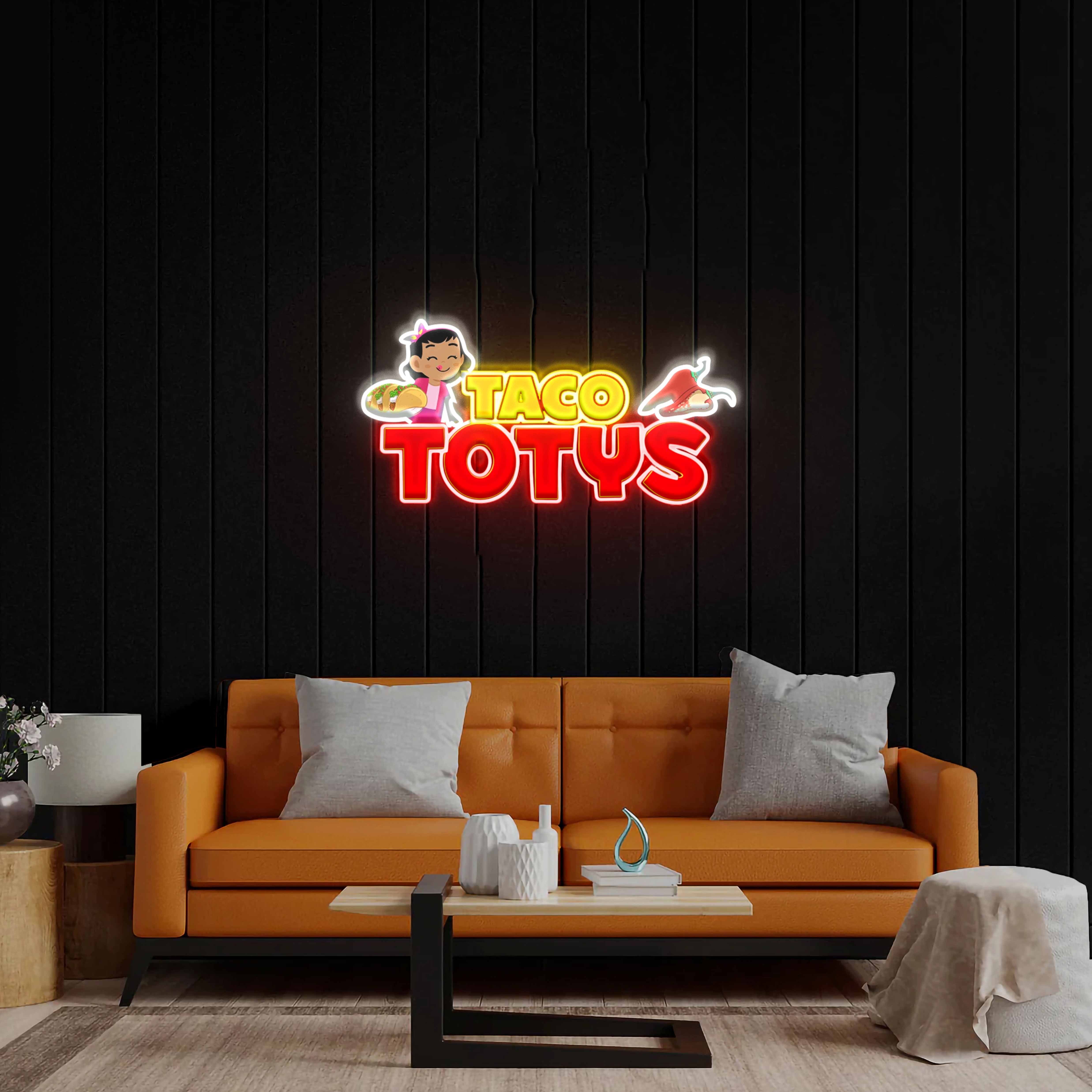 Taco Totys - Premium Neon Artwork