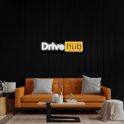 Drive hub - Premium Neon Artwork