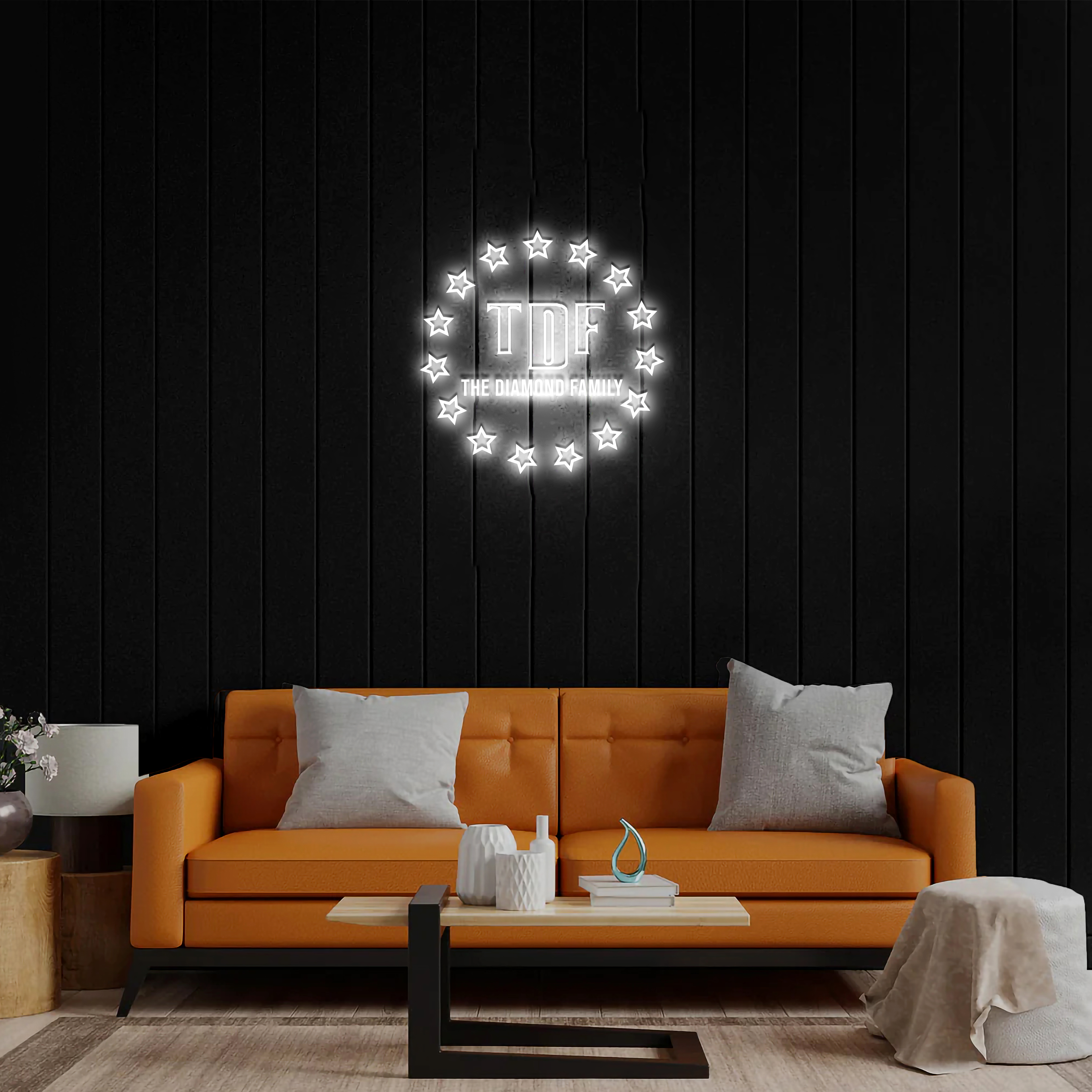 The Diamond Family - Premium Neon Artwork