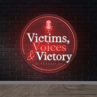 Victims, Voices & Victory - Premium Neon Artwork