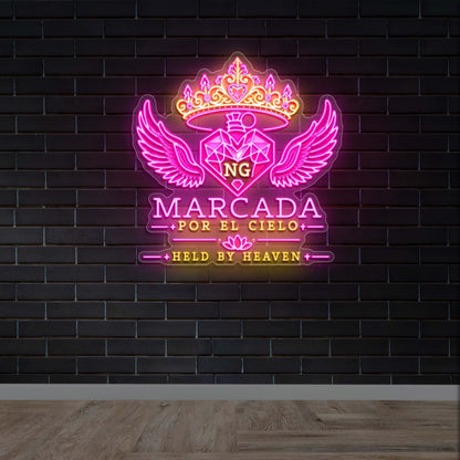 Marcada por el Cielo | 2nd version - Premium Neon Artwork