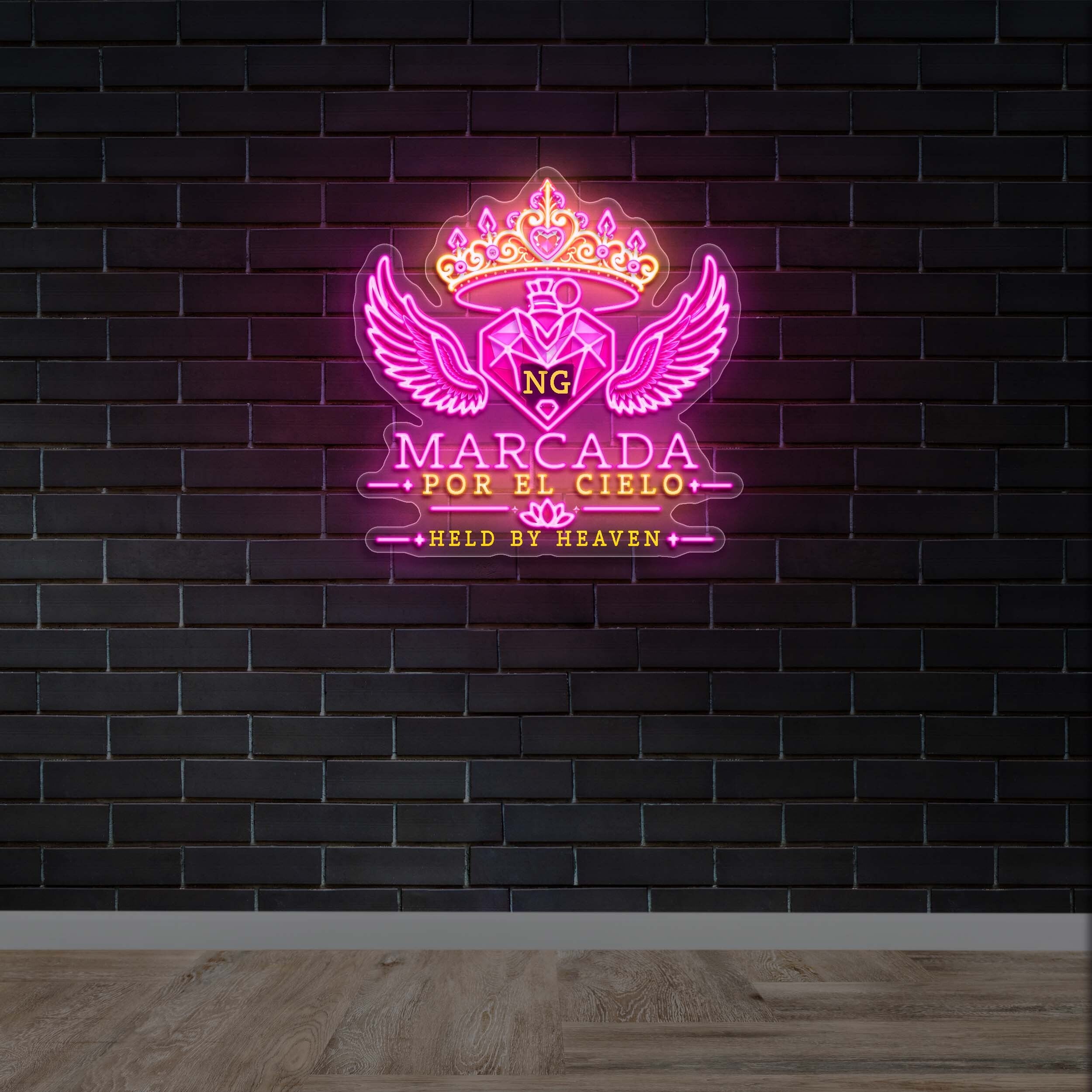 Marcada por el Cielo | 2nd version - Premium Neon Artwork