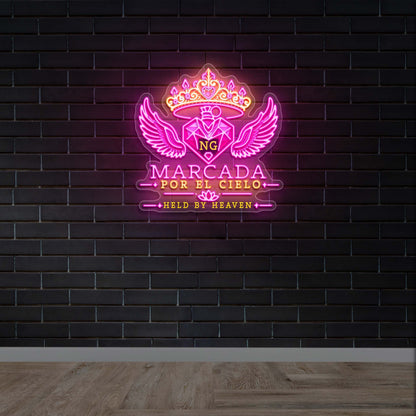 Marcada por el Cielo | 2nd version - Premium Neon Artwork