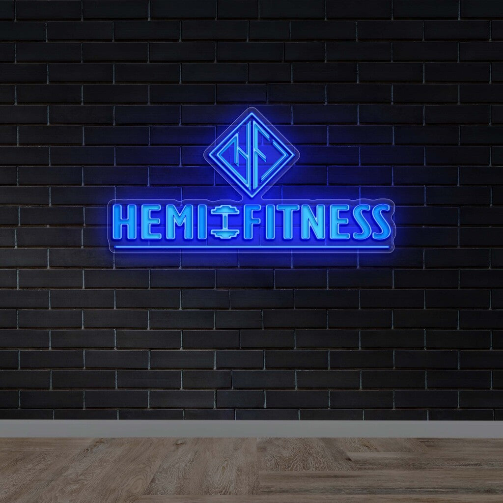 HEMI FITNESS - Premium Neon Artwork