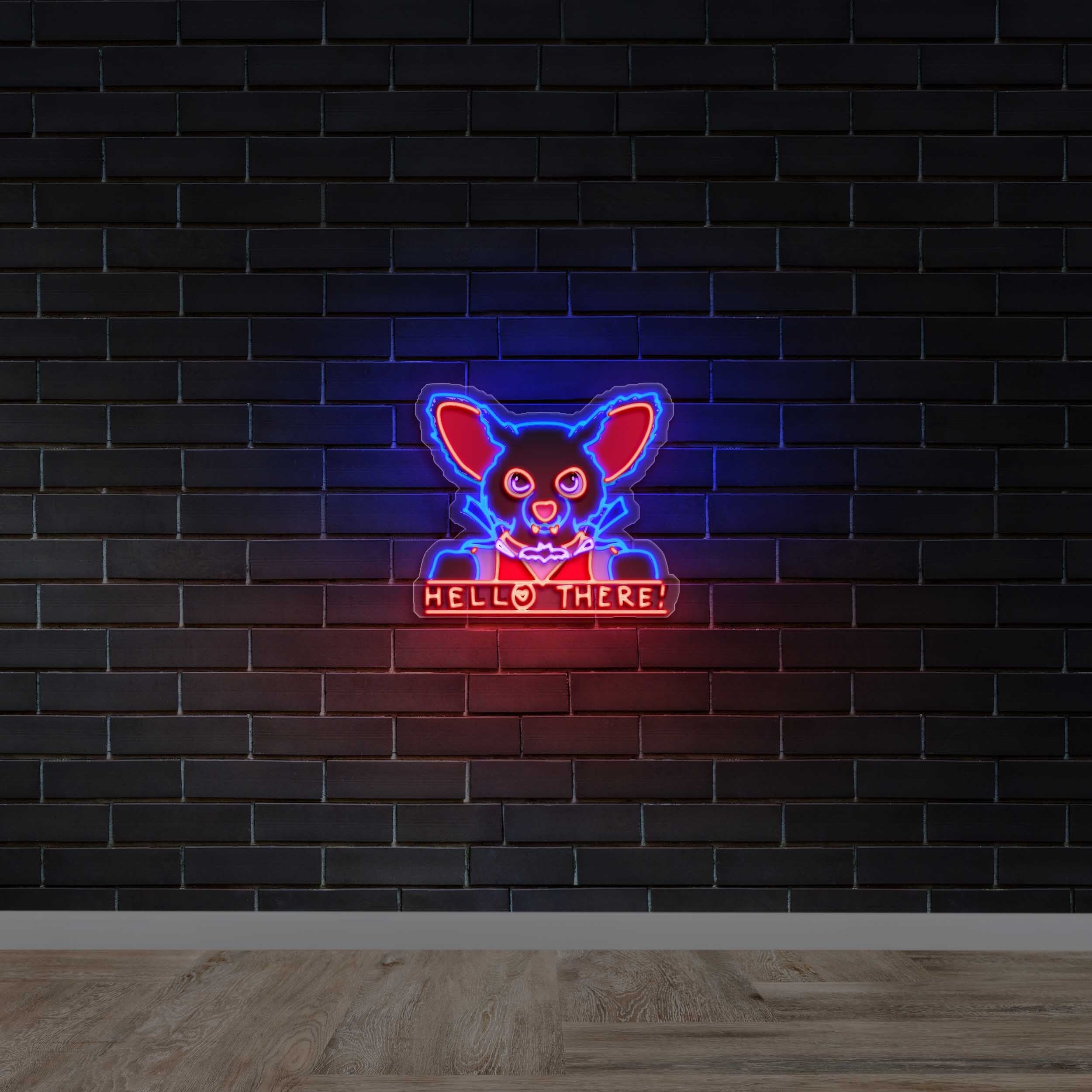 HELLO THERE! - Premium Neon Artwork