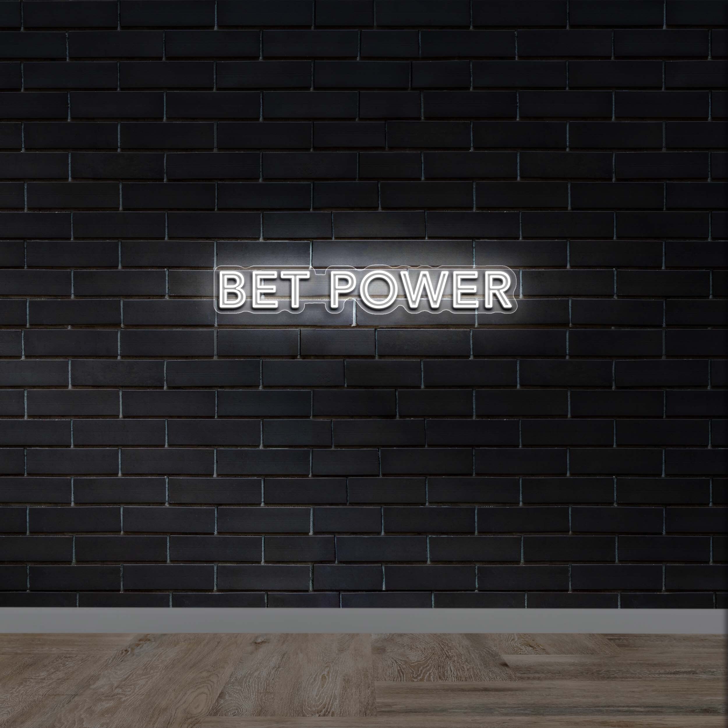 BET POWER | Text only - Premium Neon Artwork