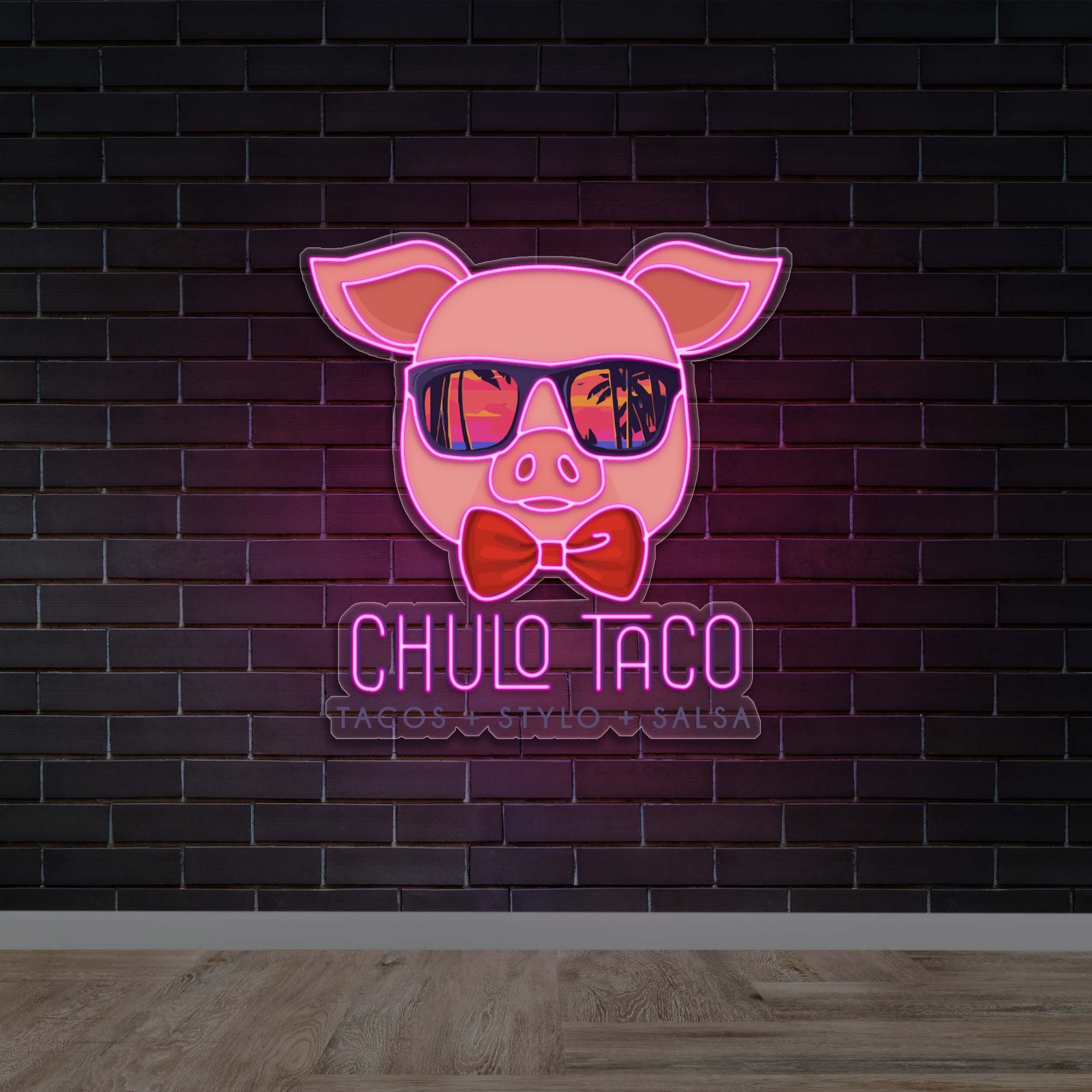 CHULO TACO - Premium Neon Artwork