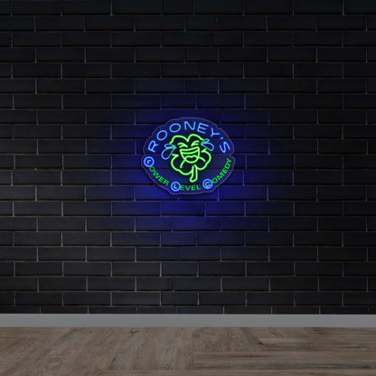 Rooney's - Premium Neon Artwork