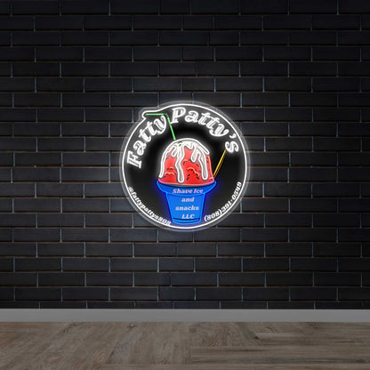 Fatty Patty's - Premium Neon Artwork