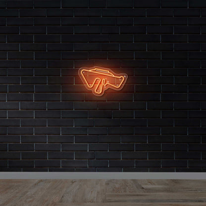 Track Outline - Premium Neon Artwork