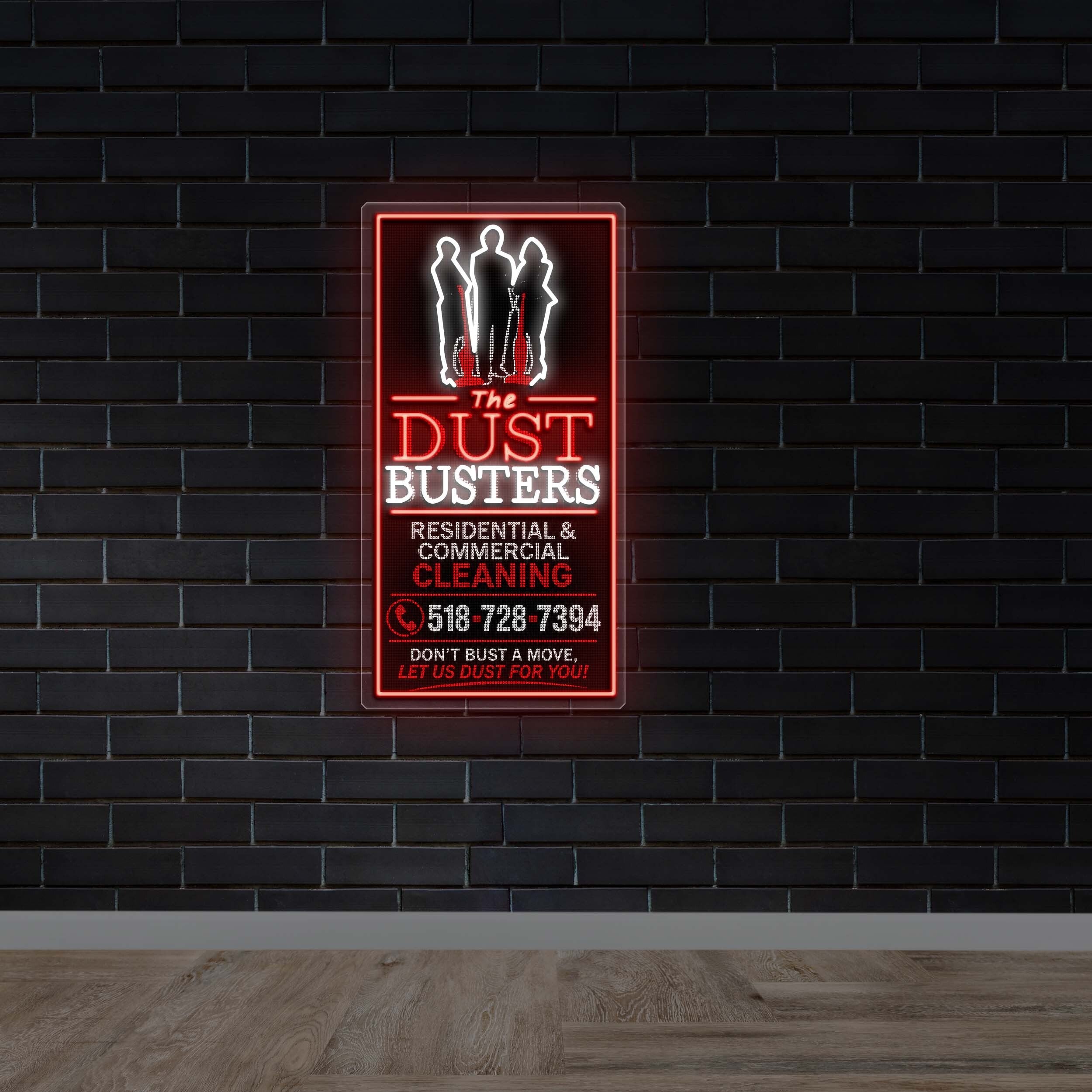 THE DUST BUSTERS - Premium Neon Artwork