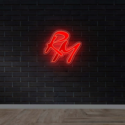 RM Logo – Premium Neon Artwork