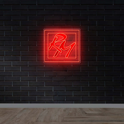 RM with Border - Premium Neon Artwork