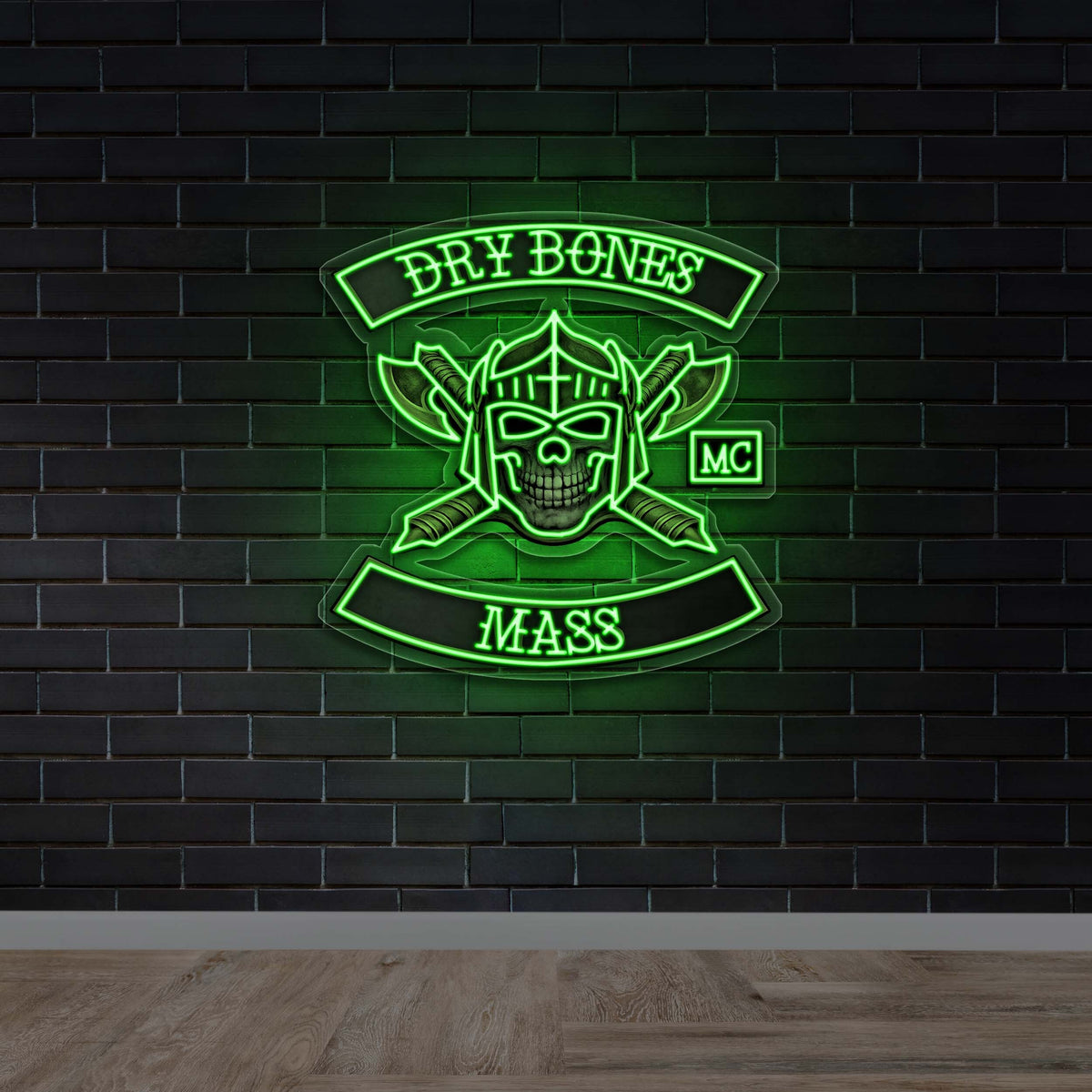 Dry Bones MC - Premium Neon Artwork