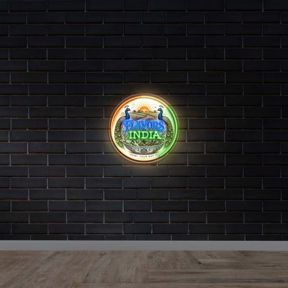 Flavors of India -  Premium Neon Artwork