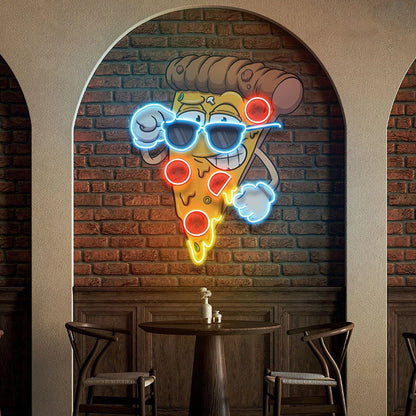 Pizza Brah - Premium Neon Artwork