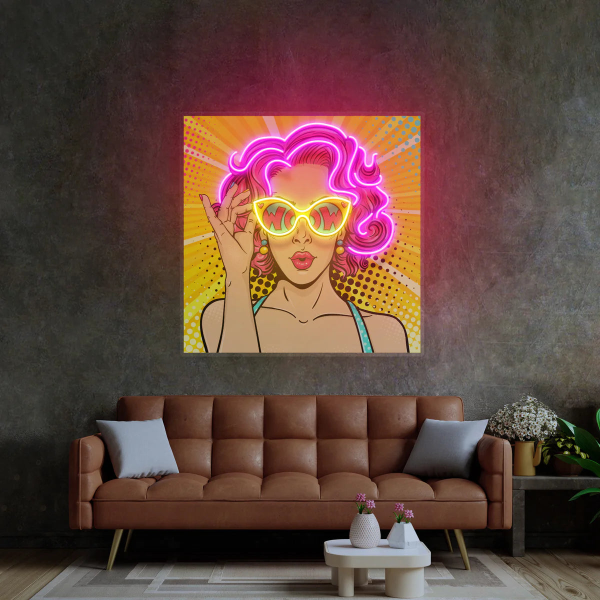 Damn Girl! - Premium Neon Artwork