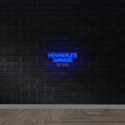 Hemmerle’s Garage - Premium Neon Artwork