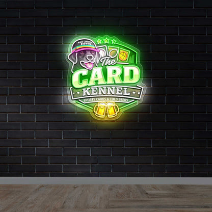 The Card Kennel - Premium Neon Artwork