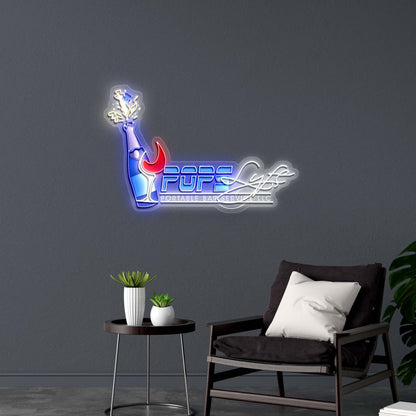 POPS LYFE - Premium Neon Artwork