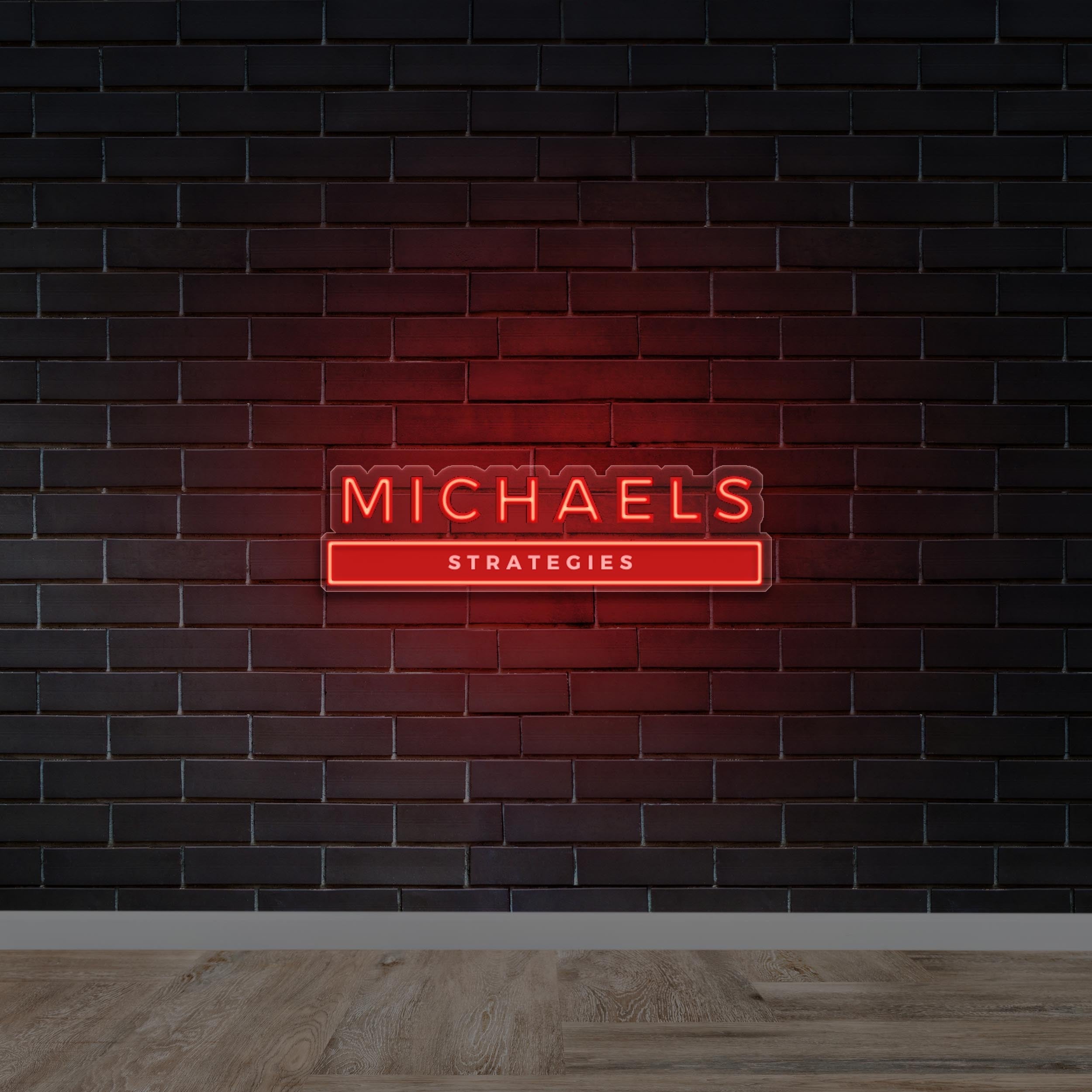 Michaels Strategies - Premium Neon Artwork