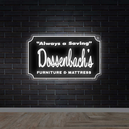 Dossenbach's - Premium Neon Artwork