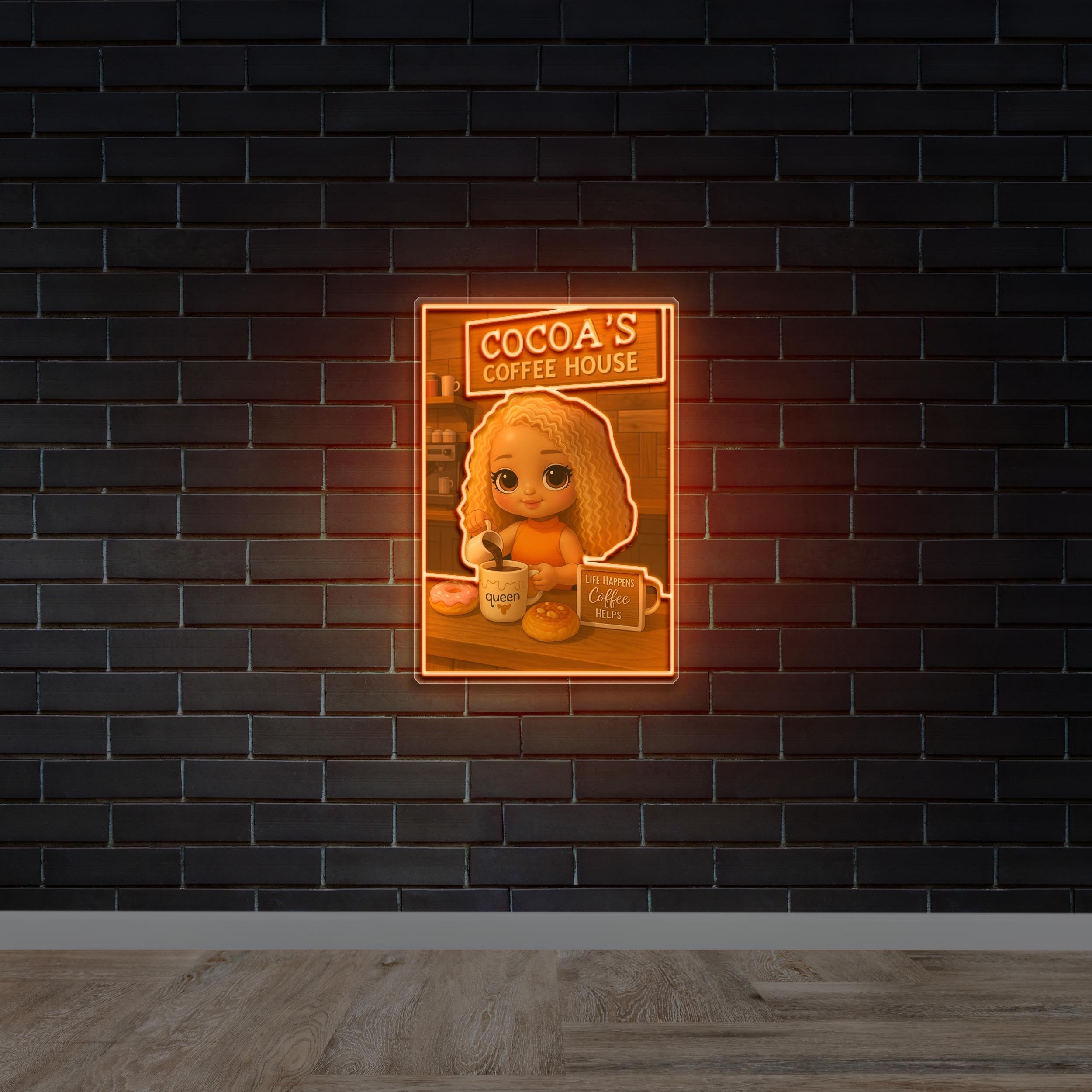 Cocoa's - Premium Neon Artwork