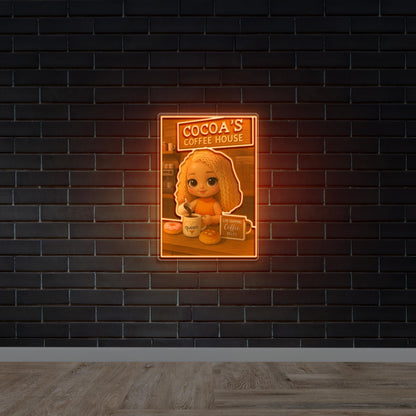 Cocoa's - Premium Neon Artwork