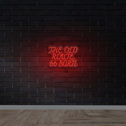 The Old Route 66 Barn - Premium Neon Artwork