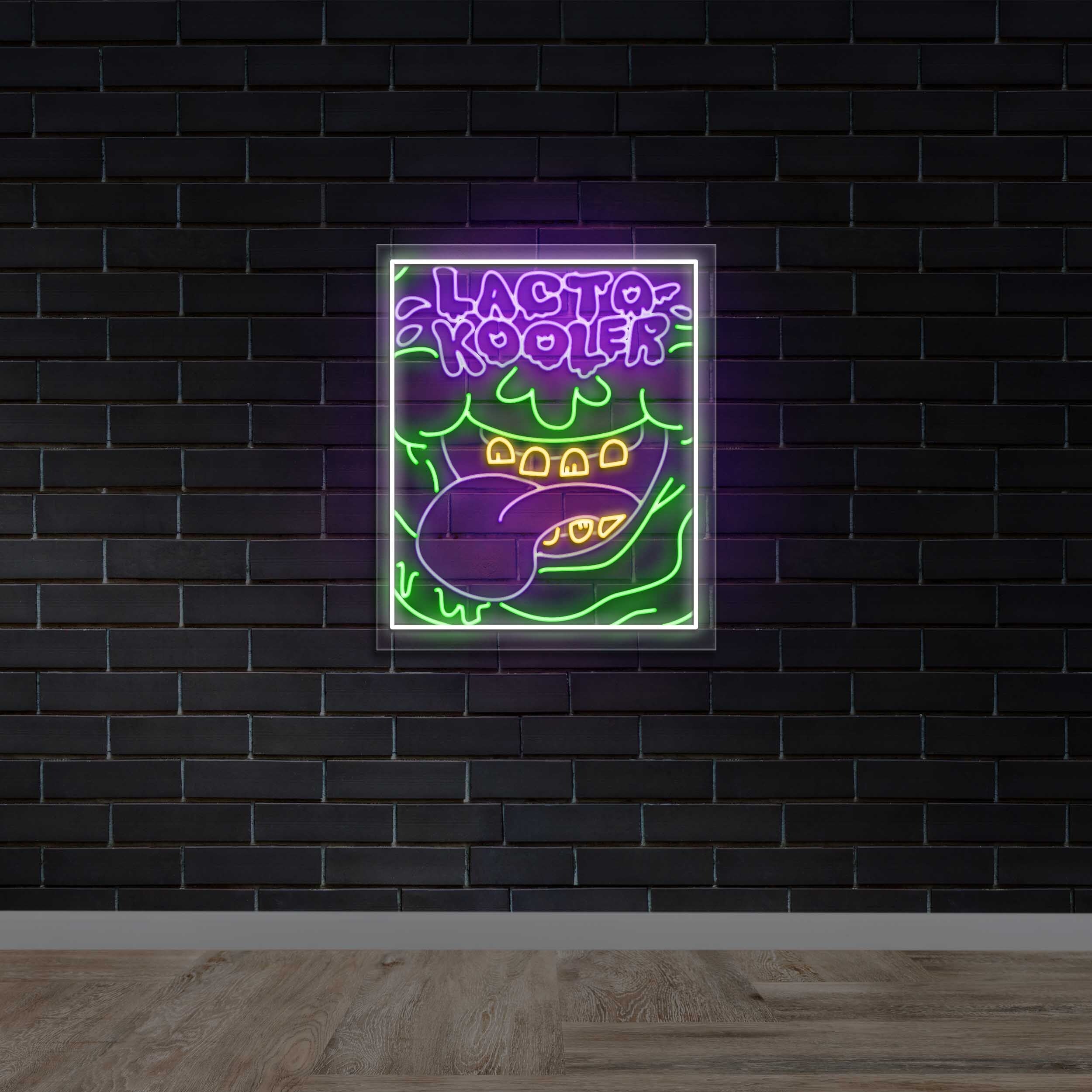 Lacto Kooler -  Premium Neon Artwork