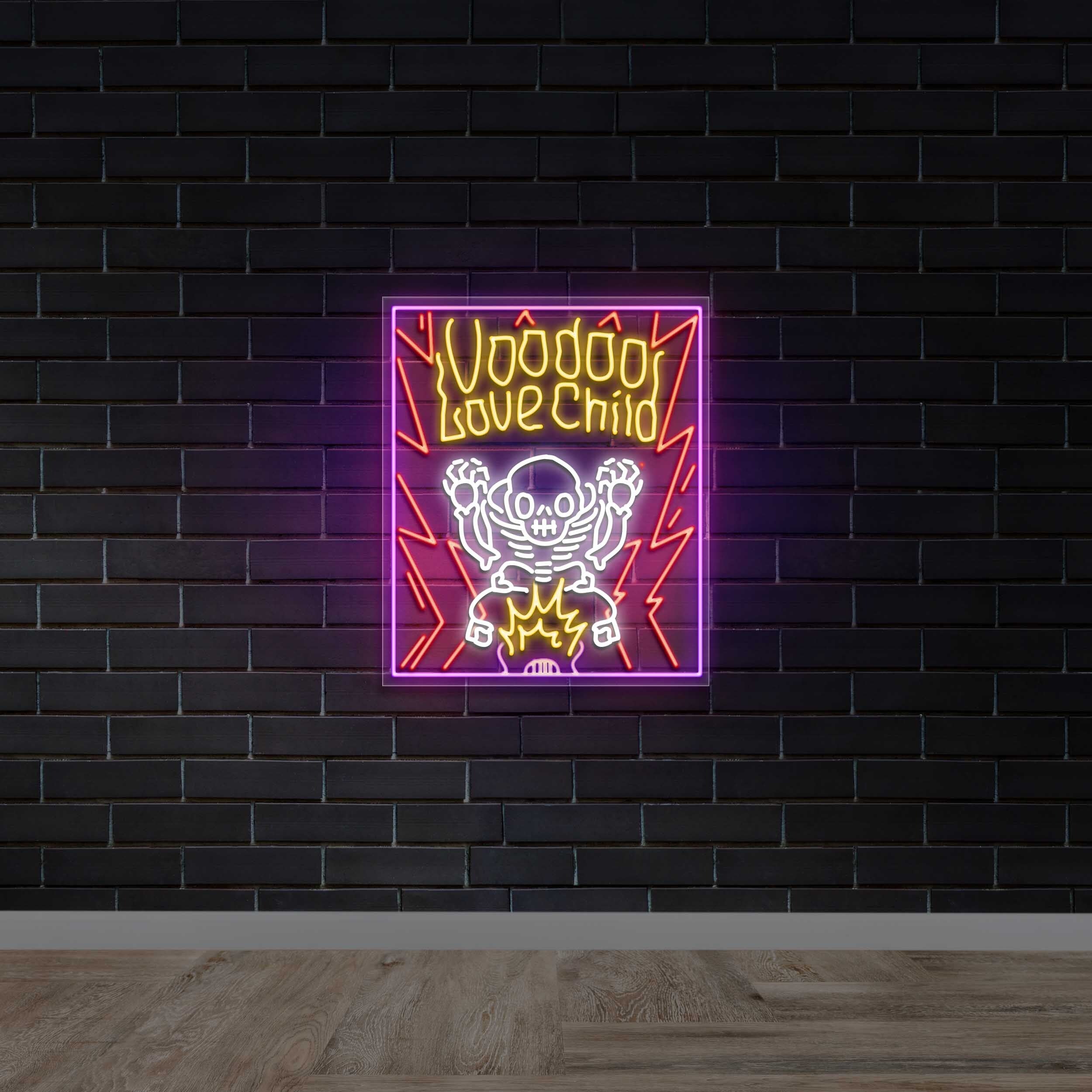 Voodoo Love Child - Premium Neon Artwork