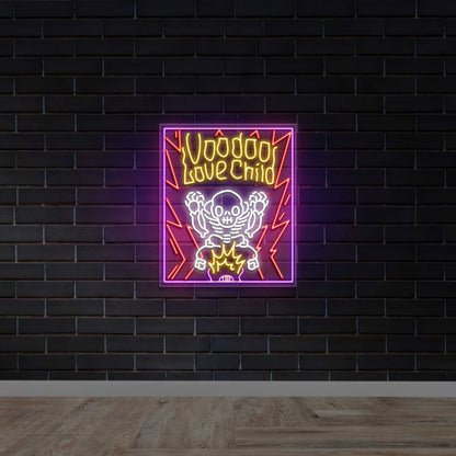 Voodoo Love Child - Premium Neon Artwork