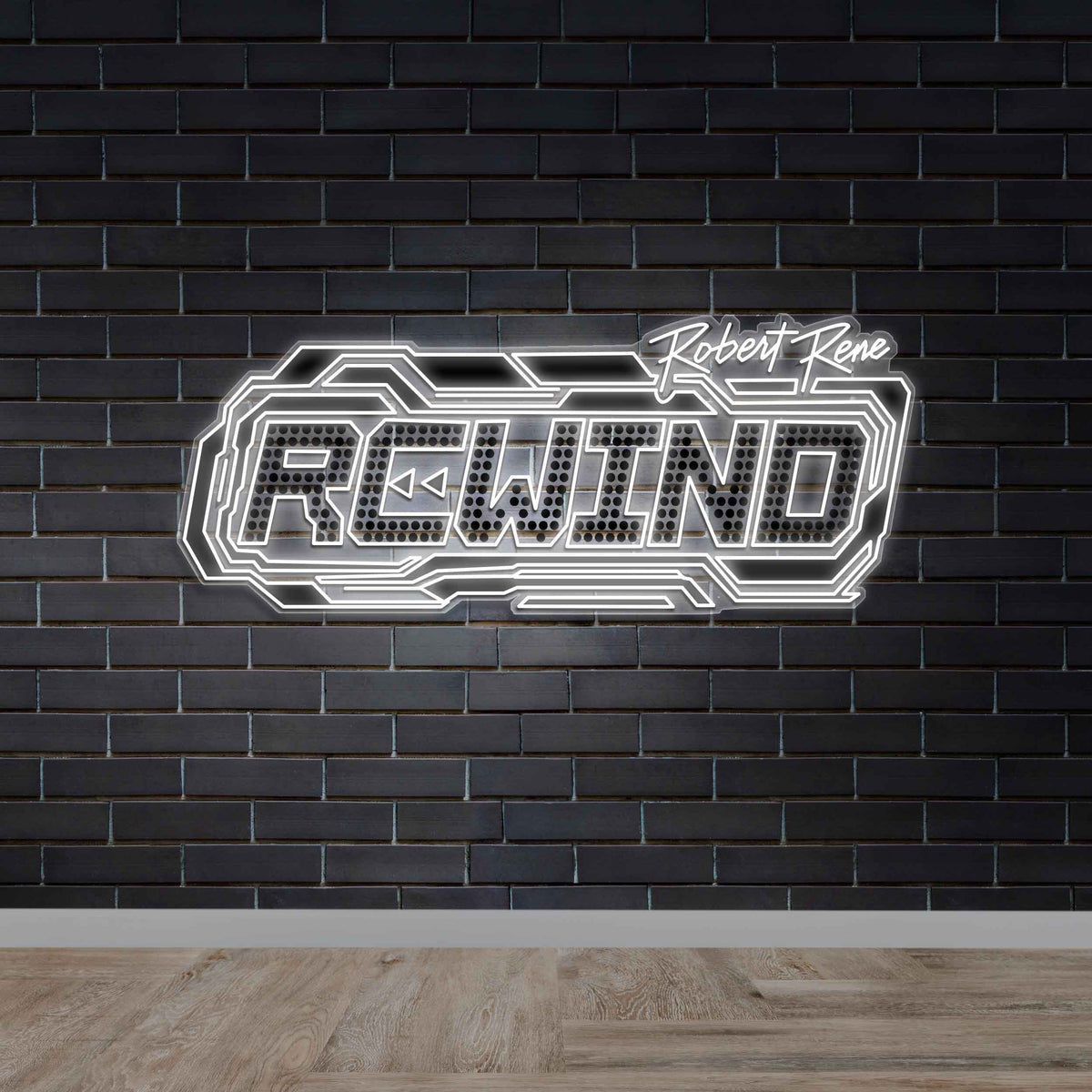 Rewind - Premium Neon Artwork