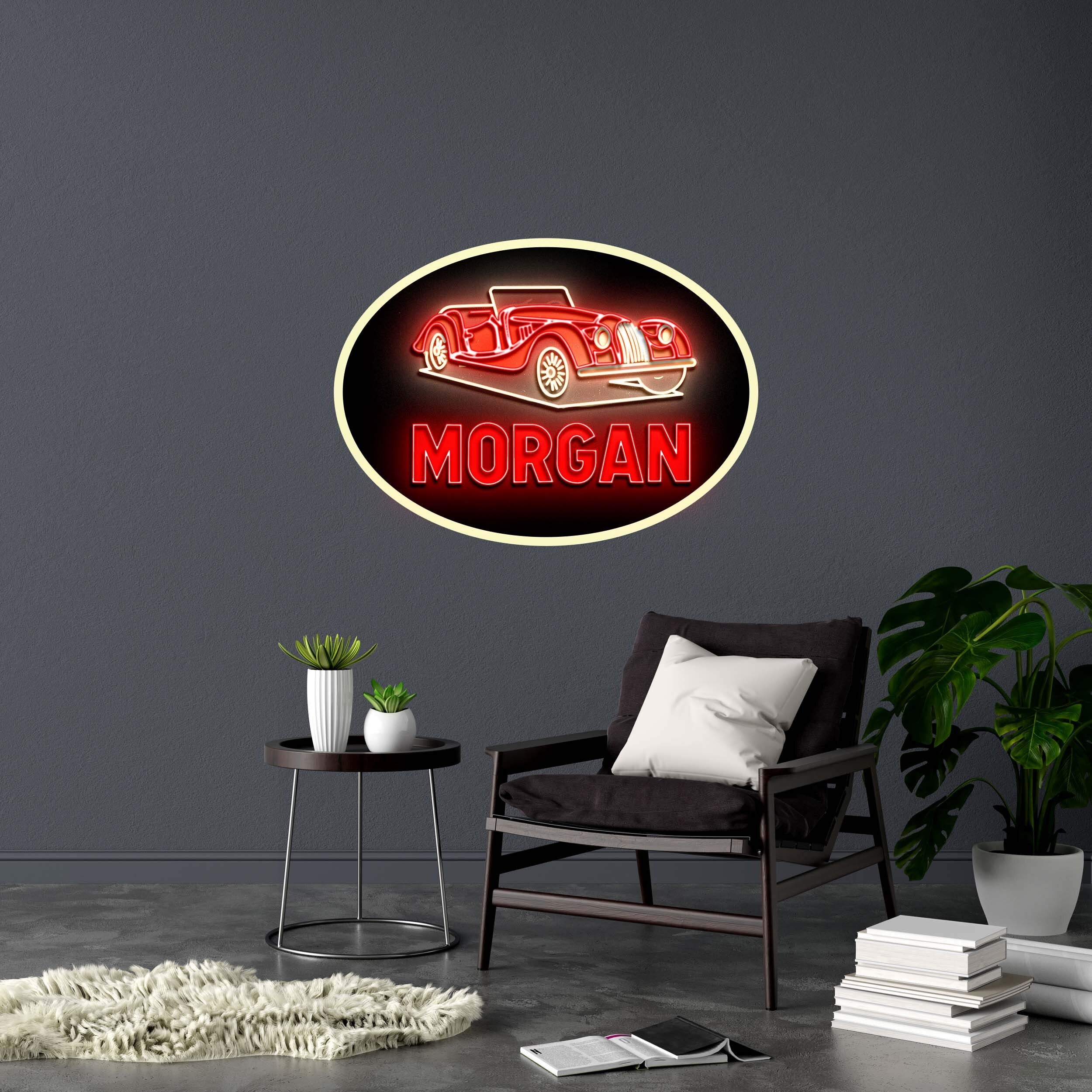 MORGAN - Premium Neon Artwork