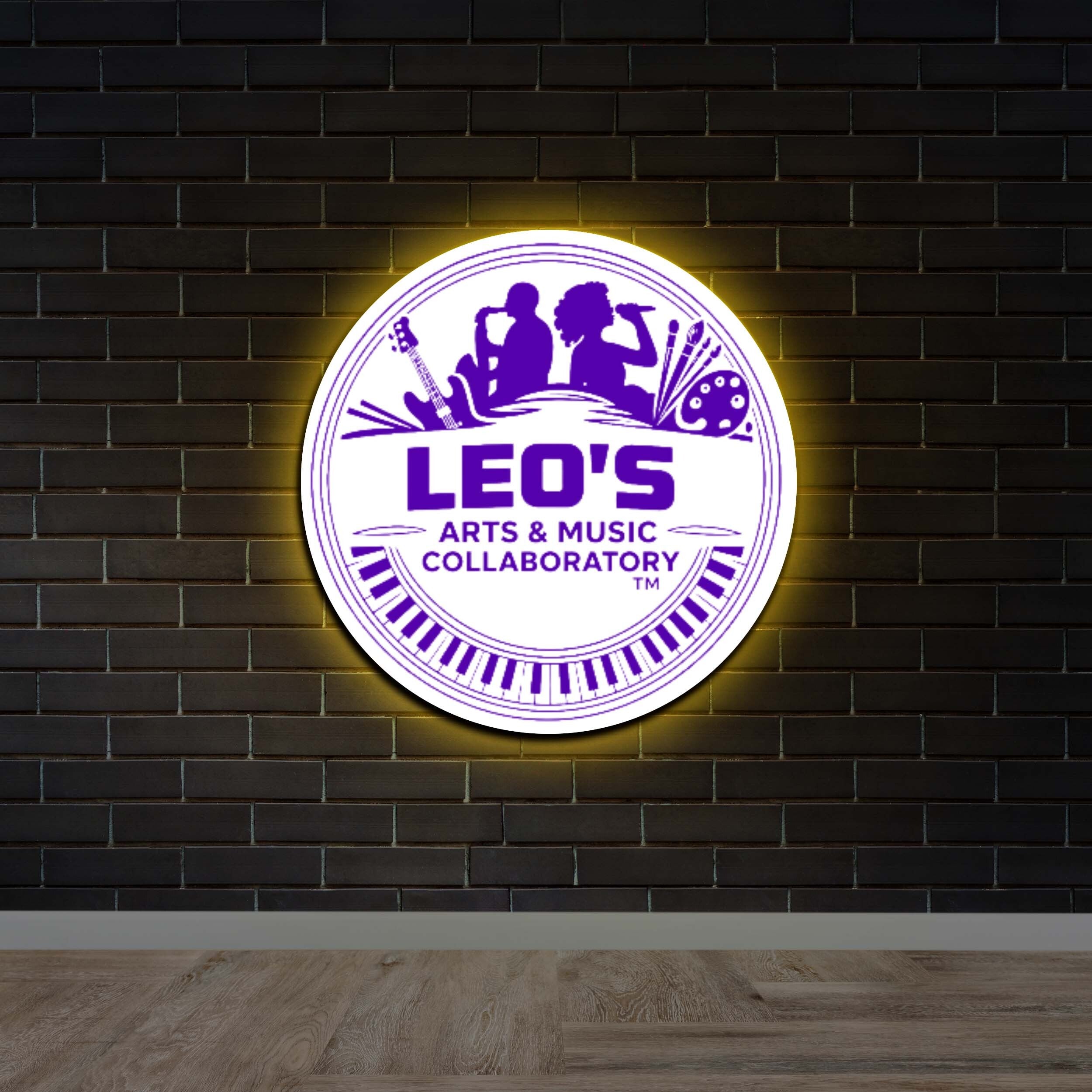 Leo’s Arts & Music Collaboratory | Backlit - Premium Neon Artwork