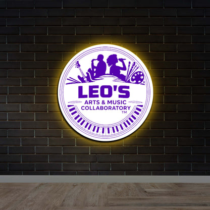 Leo’s Arts & Music Collaboratory | Backlit - Premium Neon Artwork