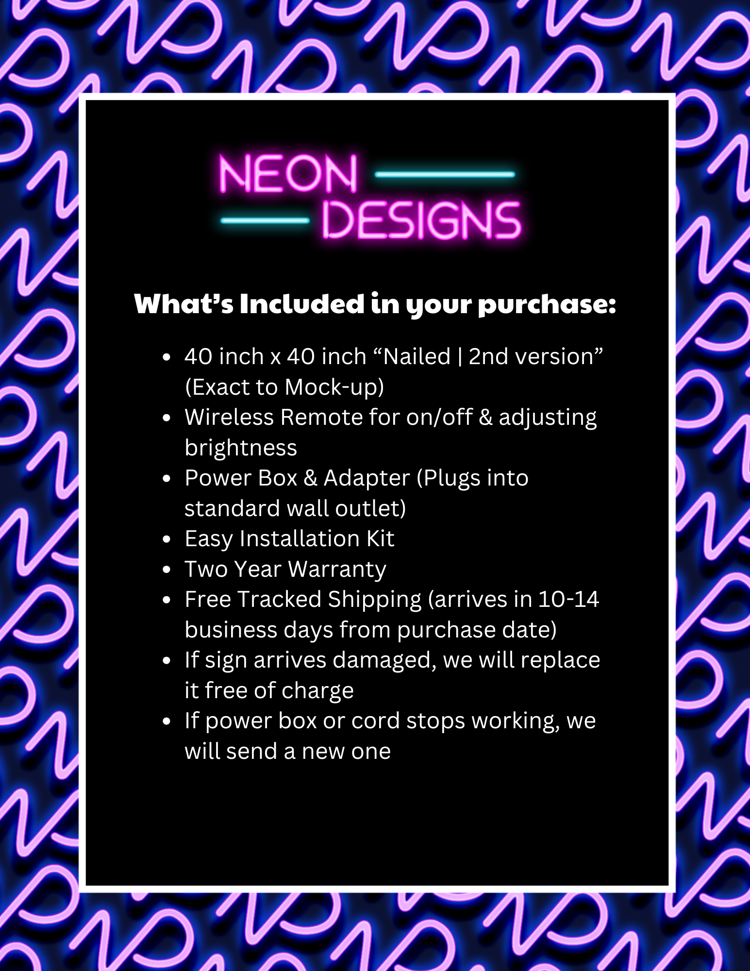 Nailed | 2nd version - Premium Neon Artwork
