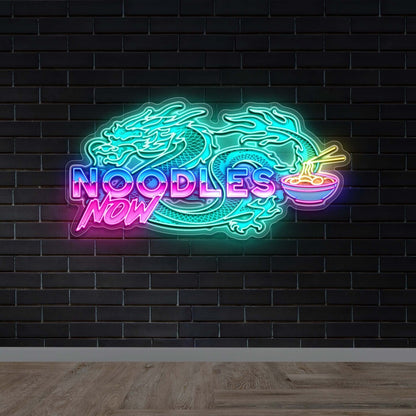 NOODLES NOW - Premium Neon Artwork