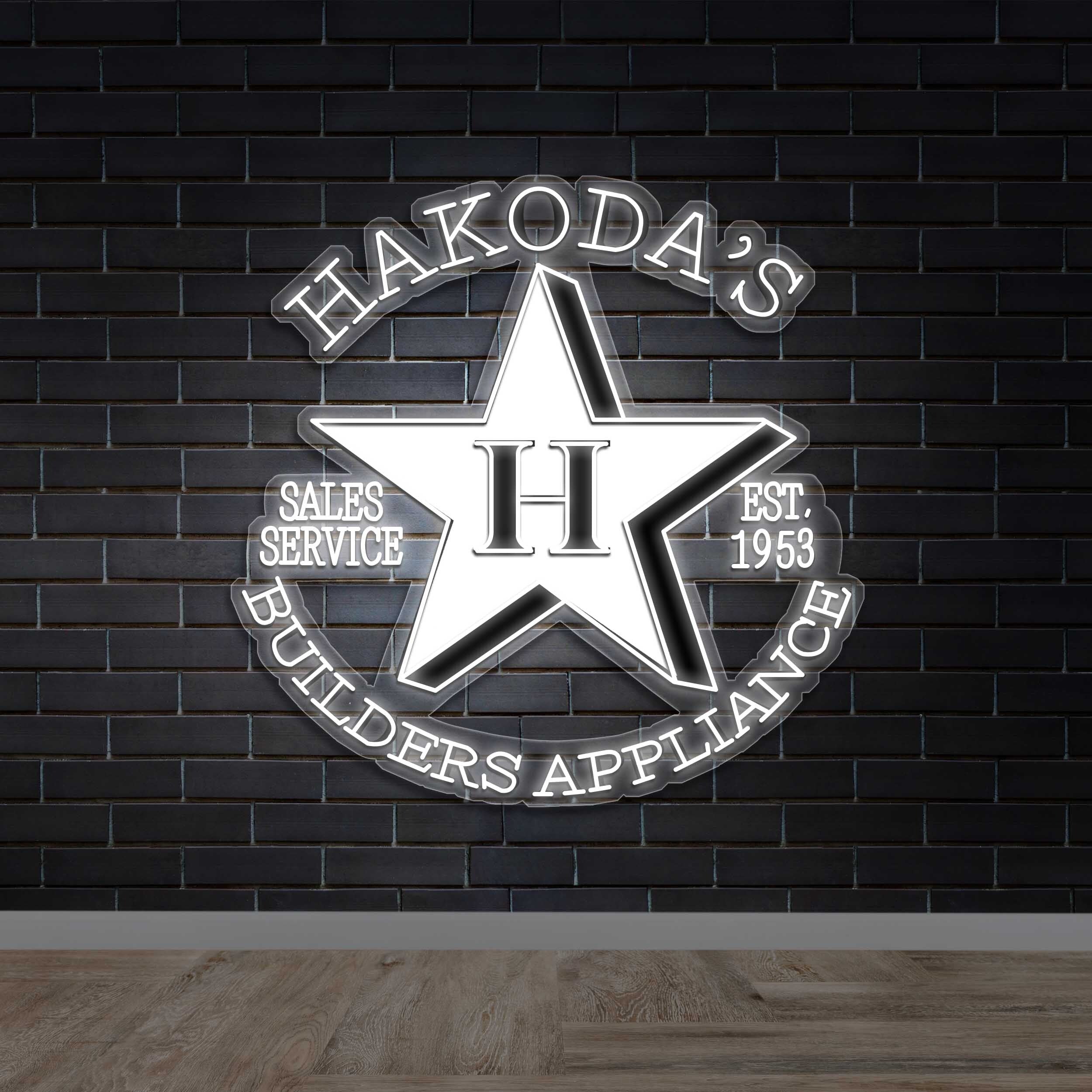 Hakoda's Builders Appliance - Premium Neon Artwork